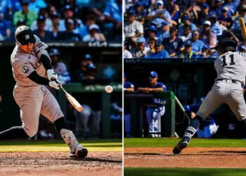 Anthony Volpe's clutch hit let Jazz Chisholm Jr. score the final run in the Yankees' 4-3 win over the Royals in the ninth, Kansas City, May 25, 2026.