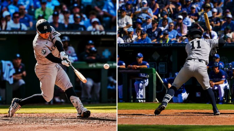 Anthony Volpe's clutch hit let Jazz Chisholm Jr. score the final run in the Yankees' 4-3 win over the Royals in the ninth, Kansas City, May 25, 2026.