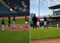 The RailRiders players watched in surprise as the Yankees' demoted shortstop Anthony Volpe made a costly baserunning error in Triple-A on May 6, 2026.