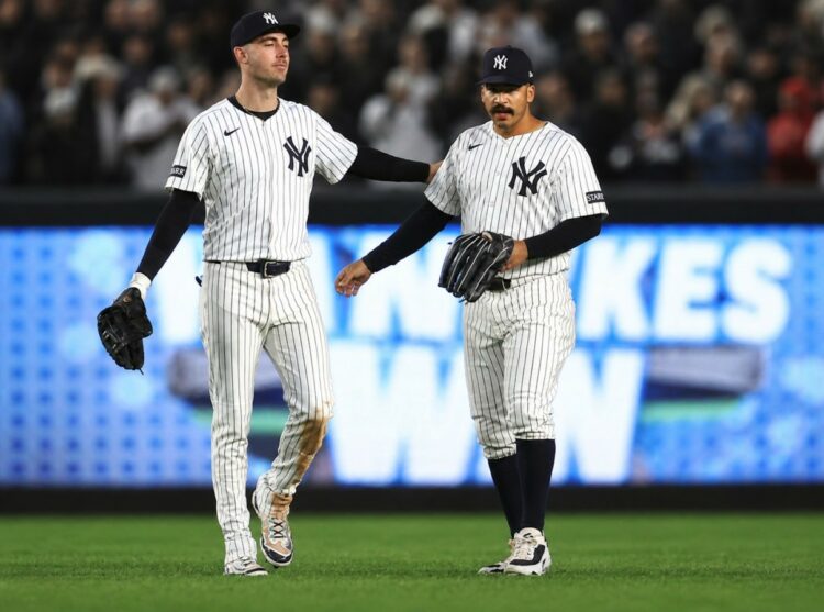 Cody Bellinger went 4-for-4 with 2 homers and Trent Grisham hit one home run in the Yankees 9-4 win over the Orioles. May 2. 2026, New York.