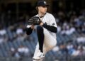 Cam Schlittler threw three 100+ mph strikes in the Yankees 12-1 win over the Orioles. May 4. 2026, New York.