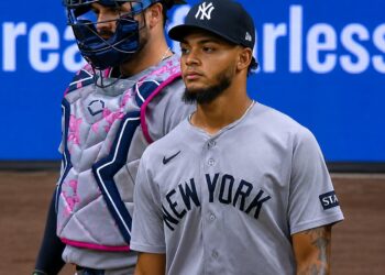 Camilo Doval's short but shaken inning forced the Yankees into 4-3 loss to the Brewers on May 9, 2026, Milwaukee.