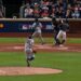 Carlos Rodon's wild pitch led to two Mets runs in the Yankees' 6-3 loss in New York, May 16, 2026.