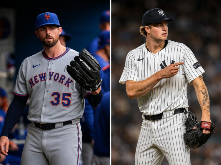 Former Yankees closer Clay Holmes faces Cam Schlittler, the Yankees' breakout ace, in Friday's Subway Series opener at Citi Field, May 15, 2026.