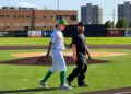 Ex-Yankees star DJ LeMahieu and Gleyber Torres are at Memorial Park before the former's managerial debut with the Royal Oak Leprechauns on May 25, 2026.