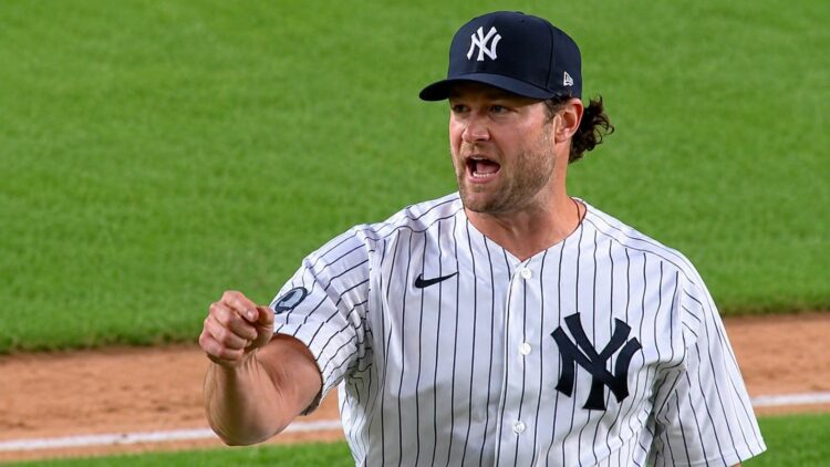 Gerrit Cole started his first Yankees game after 569 days, with six shutout innings and 98.6 mph heat, in