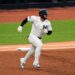 Jasson Dominguez homered in the Yankees' 11-3 win over the Orioles, New York, May 3, 2026.