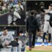 Cam Schlittler, Tim Hill and Aaron Judge are in action in the Yankees’ 4-3 loss to the Brewers on May 9, 2026, Milwaukee.