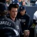 Max Fried is in Yankees dugout on May 22, 2026, New York, Yankee Stadium.