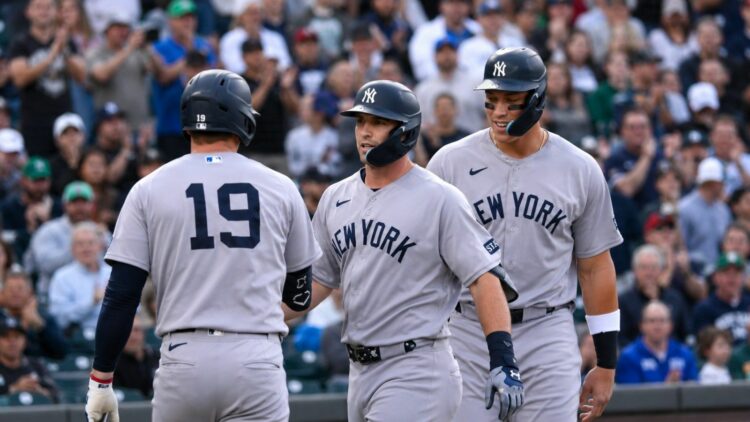 Both Ryan McMahon and Paul Goldschmidt hit home runs in the Yankees' 8-2 win over the A's in Sacramento, May 29, 2026.