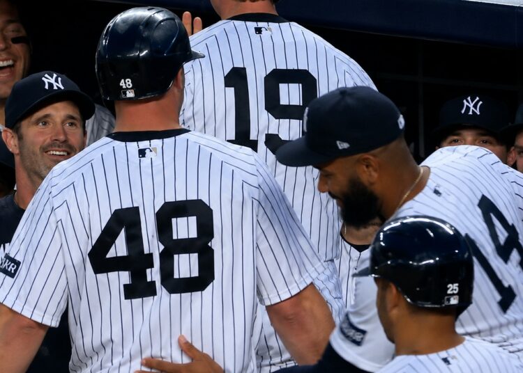 Paul Goldschmidt homered in the Yankees 7-4 win over the Rangers. May 6. 2026, New York.