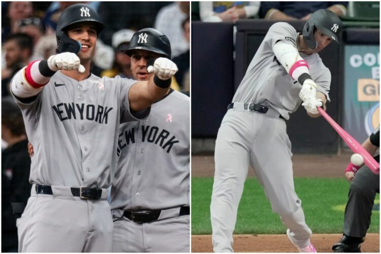 Spencer Jones' first MLB hit was an RBI but the Yankees lost 4-3 to the Brewers in Milwaukee, May 10, 2026.