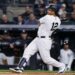 Yankees' Trent Grisham hit his second home run in the ninth in 11-10 win over the Angels in New York, Apr. 13, 2026.