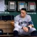 Aaron Judge is in dugout during the Yankees' 8-2 rout of the A's in Sacramento, May 29, 2026.