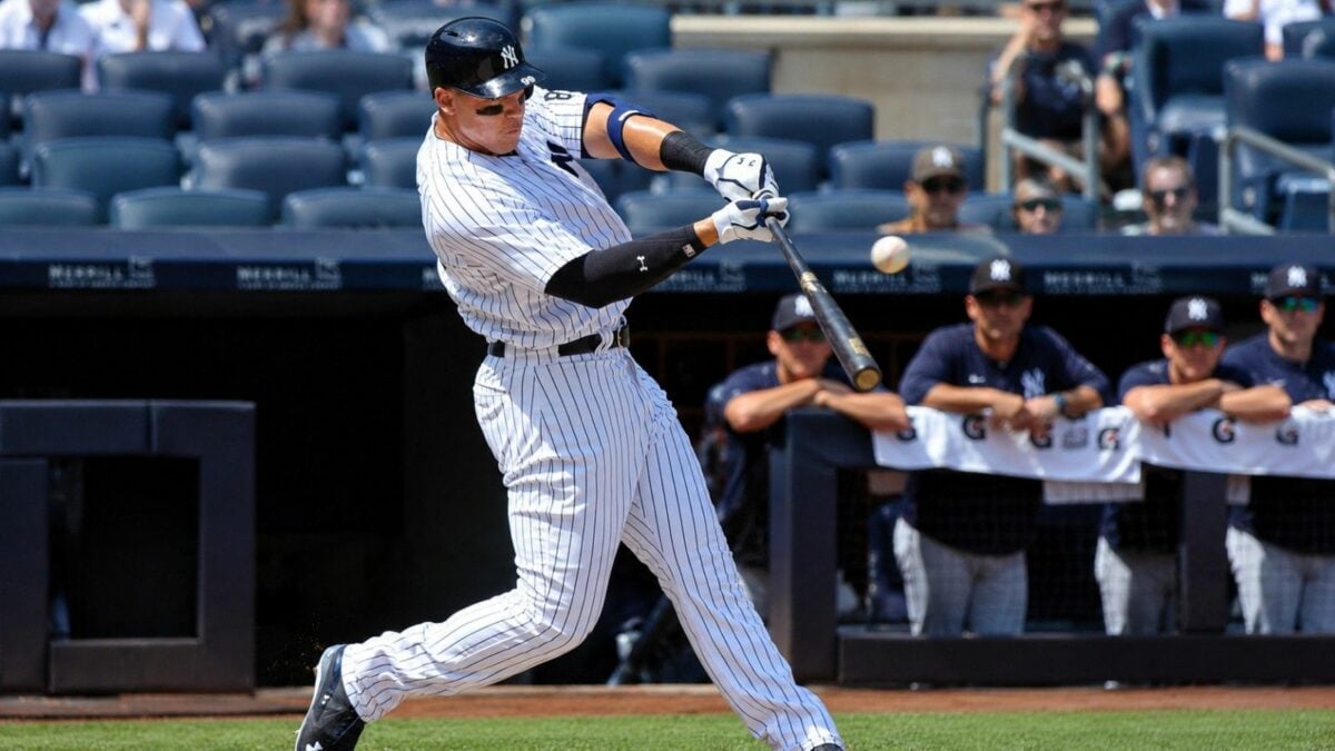Aaron Judge debutó con los Yankees el 13 de agosto de 2016 en Nueva York.