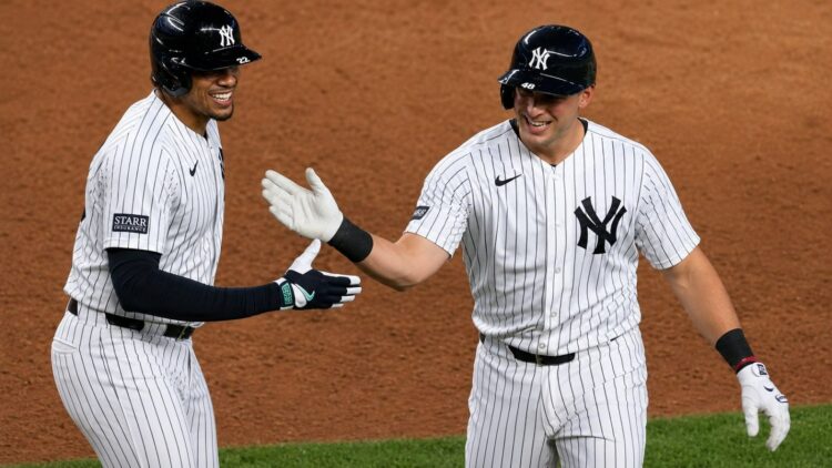 Ben Rice hits his 20th home run in the Yankees' 12-2 win over the White Sox, New York, Jun 16, 2026.