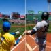 Masataka Yoshida hits Gerrit Cole and