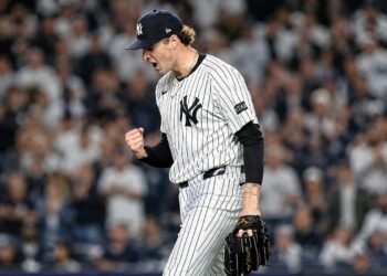Cam Schlittler dominated the Red Sox the Yankees' 6-1 win in New York, June 7, 2026.