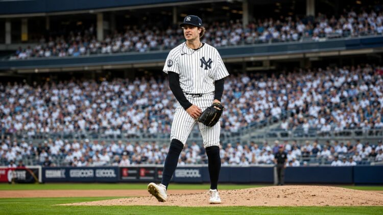 Cam Schlittler notched 13 strikeouts and set multiple records in the Yankees' 5-0 win over the Reds, New York, June 19, 2026.