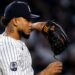 Camilo Doval gave up a grand slam in the eight that sealed the Yankees' 5-1 loss to the White Sox in New York, June 18, 2026.