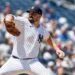 Carlos Rodon pitches in the Yankees' 2-1 win over the Guardians in New York, June 4, 2026.
