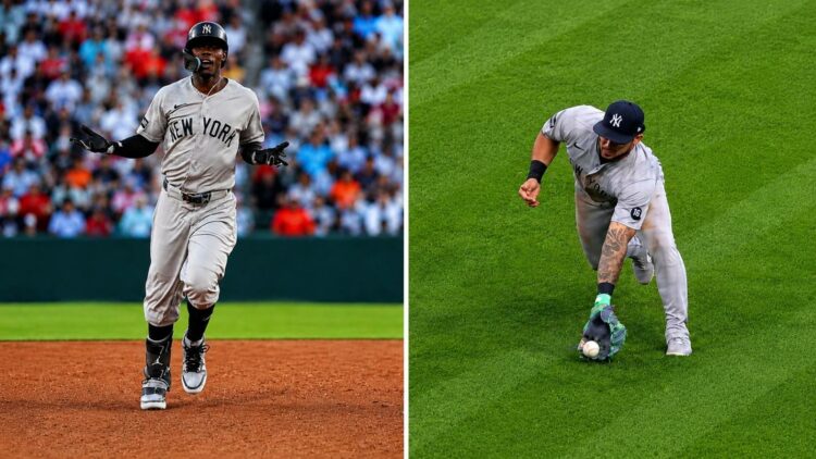 Jazz Chisholm hit a homer and Jasson Dominguez made a shoestring catch in the Yankees' 4-3 win over the Tigers, Detroit, Jun 23, 2026.