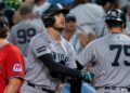 Cody Bellinger hit a two-run single in the 10th inning in the Yankees' 5-7 win over the Guardians in Cleveland, June 08, 2026.