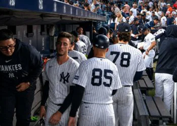 Cody Bellinger in a sombre mood in the dugout as the Yankees lost 7-2 to the Tigers in New York, Jun 30, 2026.