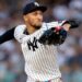 Elmer Rodriguez pitches in the Yankees' 4-1 loss to the Reds, New York, Jun 21, 2026.