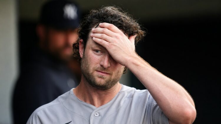 Gerrit Cole gave up five runs in his worst start since returning in the Yankees' 5-3 loss to the Tigers, Detroit, Jun 22, 2026.