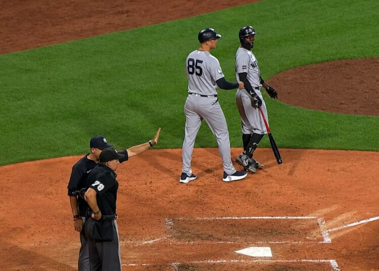 Jazz Chisholm was ejected in the Yankees' 5-4 loss to the Red Sox, Boston, Jun 28, 2026.