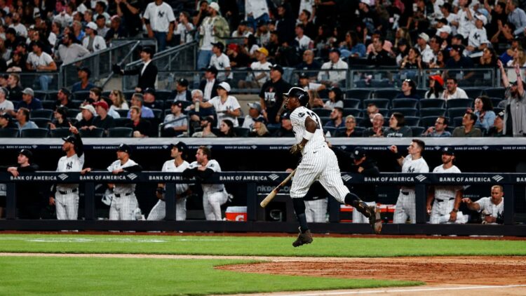 Jazz Chisholm his 10th home run in the Yankees' 10-5 win over the White Sox, New York, Jun 17, 2026.
