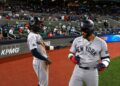 Jose Caballero played three positions and crushed a three-run homer in the Yankees' 8-3 win over the Blue Jays in Toronto, June 14, 2026.