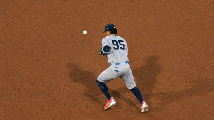 Oswaldo Cabrera made a defensive error in the Yankees' 5-4 loss to the Red Sox, Boston, Jun 28, 2026.
