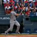 Paul Goldschmidt hit a home run in the Yankees' 5-7 win over the Guardians in Cleveland, June 08, 2026.
