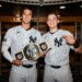 Spencer Jones and Ben Rice celebrate after the Yankees' 12-2 win over the White Sox, New York, Jun 16, 2026.