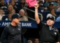 Umpire ejected Aaron Boone and bench coach Brad Ausmus following tiff over Caballero caught stealing 2B in the sixth during the Yankees' 3-0 loss to the Rays in Tampa, July 8, 2026.