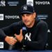 Manager Aaron Boone speaks after the Yankees split the twin bill against the Dodgers, New York, July 19, 2026.