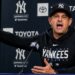 Manager Aaron Boone speaks after the Yankees' 2-1 extra-inning loss to the White Sox, Chicago, July 30, 2026.