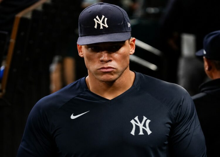 Aaron Judge underwent evaluation imaging for rib injury in New York, July 16, 2026.
