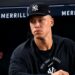 Aaron Judge watches from dugout during the Yankees' 9-3 loss to the Tigers in New York, Jun 30, 2026.