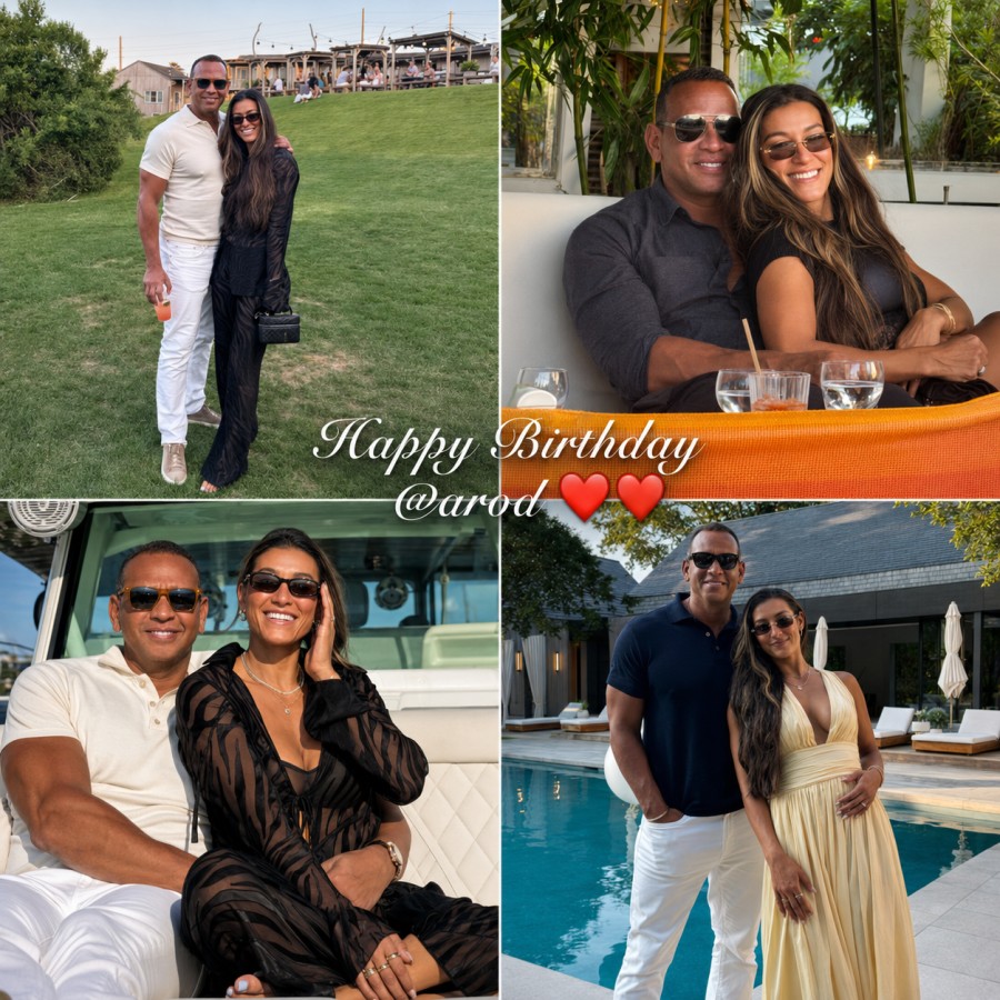 Alex Rodriguez is with his new girlfriend Meghan Hayden, who posted these photos on A-Rod's birthday.