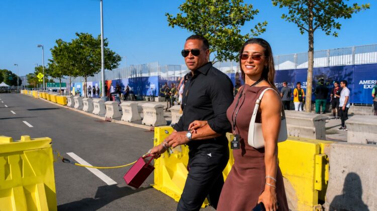 Alex Rodriguez is with his new girlfriend Meghan Hayden.