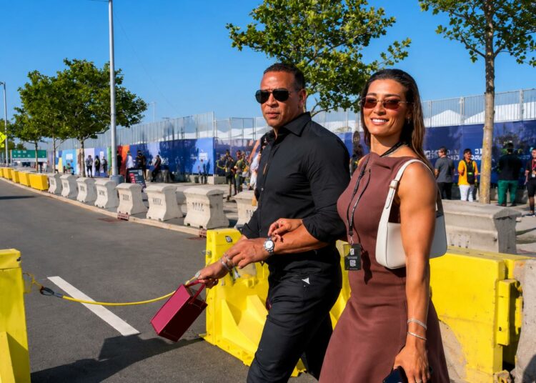 Alex Rodriguez is with his new girlfriend Meghan Hayden.