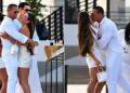 Alex Rodriguez was seen kissing a mystery brunette at Michael Rubin's White Party, weeks after the former Yankees star's split from Jaclyn Cordeiro, Jul. 2, 2026.
