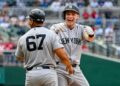 Ben Rice's clutch triple helped the Yankees' beat the Nationals 5-3 in Washington, D.C., July 12, 2026.