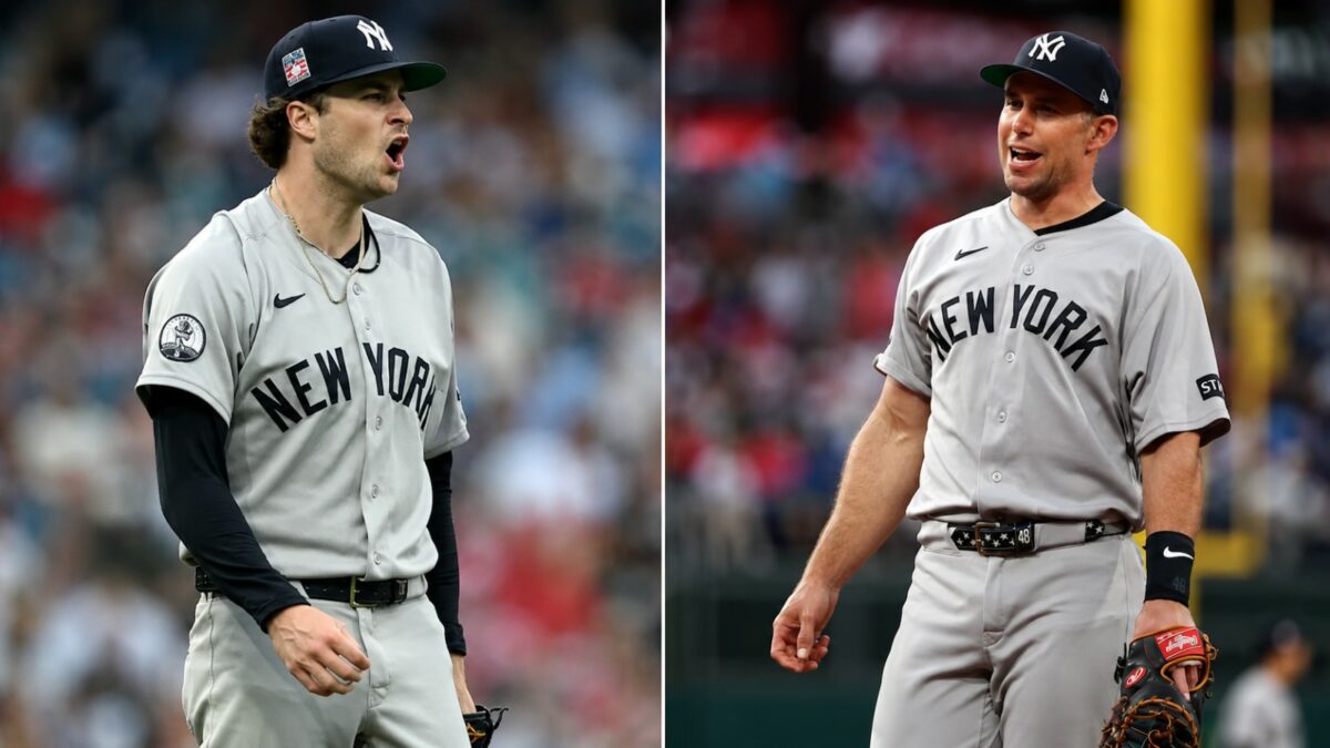 Cam Schlittler fans 12 and Paul Goldschmidt homers as the Yankees beat the Phillies 1-0, Philadelphia, July 24, 2026.