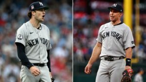 Four Yankees team up to blank Phillies 1-0 and tie 76-year-old milestone