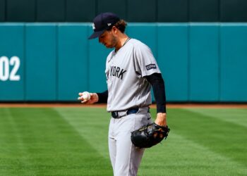 Cam Schlittler came back after giving two homers in first three at bats and tie 74-year-old franchise history in the Yankees' 4-2 win over the Nationals in Washington, D.C., July 11, 2026.