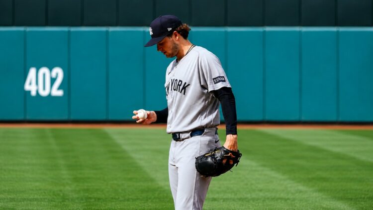 Cam Schlittler came back after giving two homers in first three at bats and tie 74-year-old franchise history in the Yankees' 4-2 win over the Nationals in Washington, D.C., July 11, 2026.